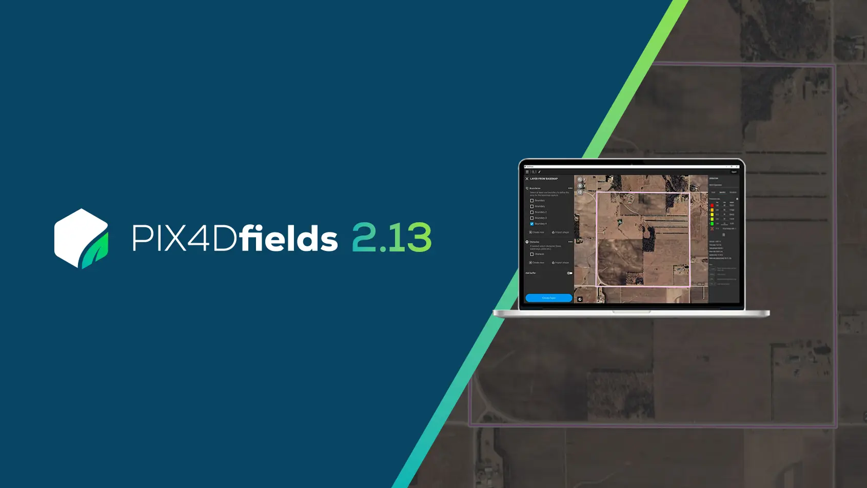 PIX4Dfields 2.13의 베이스맵 레이어 기능 대표 이미지